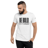 Be Bold. Live Unshaken T-Shirt displaying a strong Christian message about faith and courage.